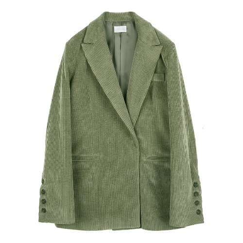 iuw240 corduroy jacket (khaki)