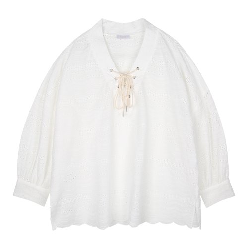 iuw812 corset blouse (ivory)