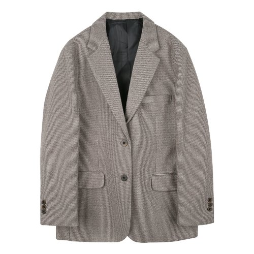 iuw874 two button single jacket (beige)