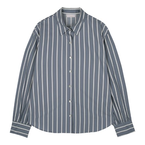 iuw966 bold stripe box shirts (skyblue)