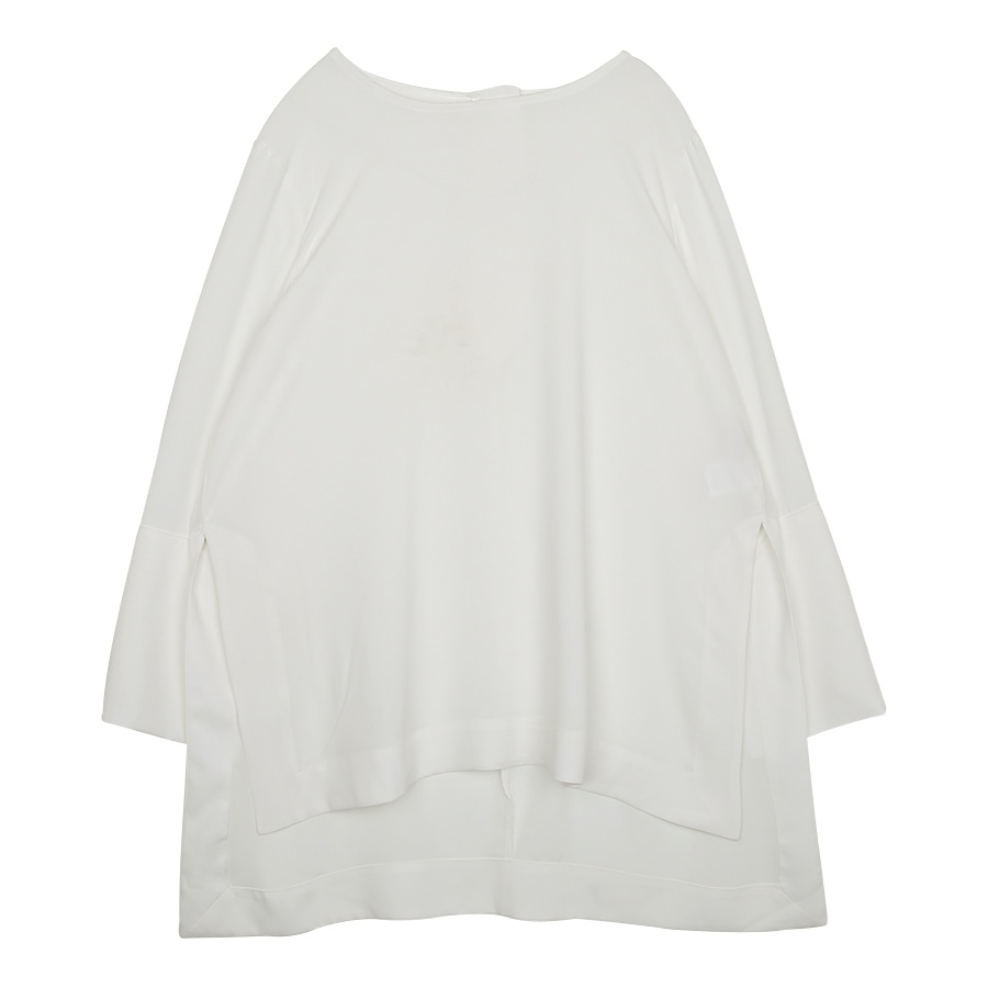 iuw0058 cuffs-button blouse (white)