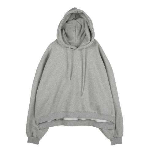 iuw223 unbalenced hoodie (grey)
