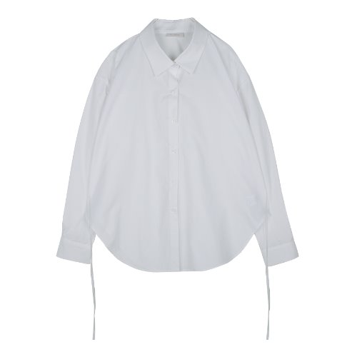 iuw338 Tie-waist shirts (white)