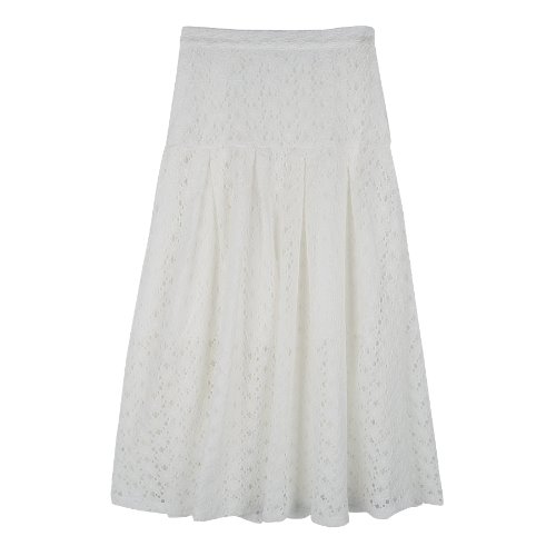 iuw316 Lace skirt (white)
