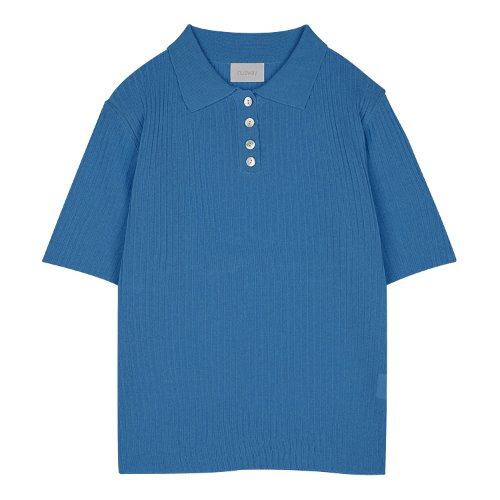 iuw377 Colar knit (blue)