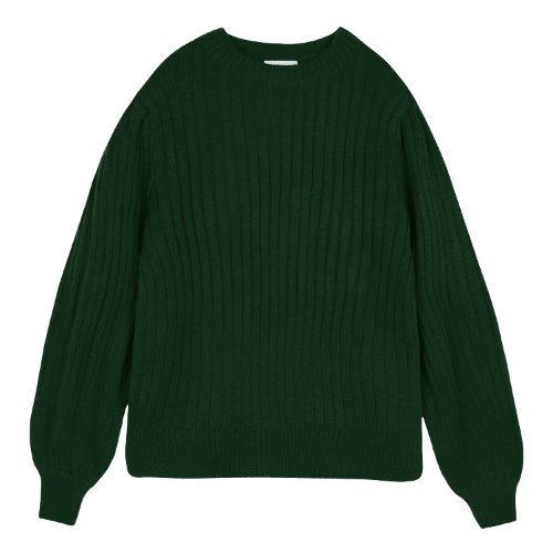iuw463 puff knit (green)