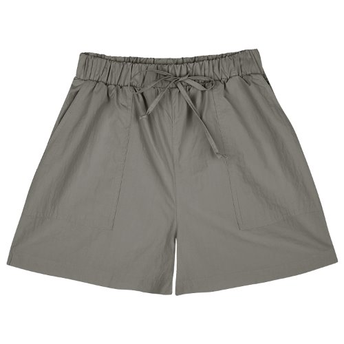 iuw782 nylon banding shorts (charcoal)