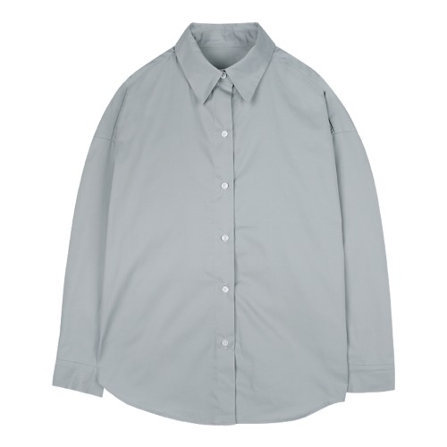 iuw1119 loosefit standard shirts (blue grey)