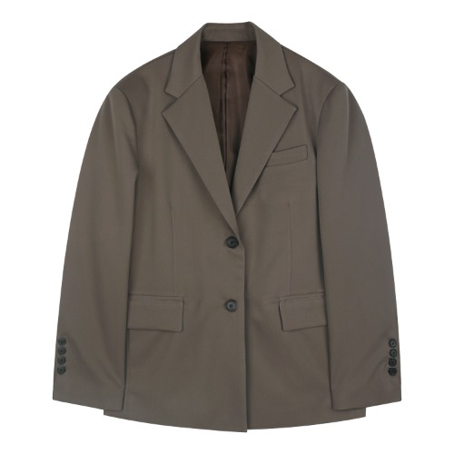 iuw1228 slit point jacket (brown)