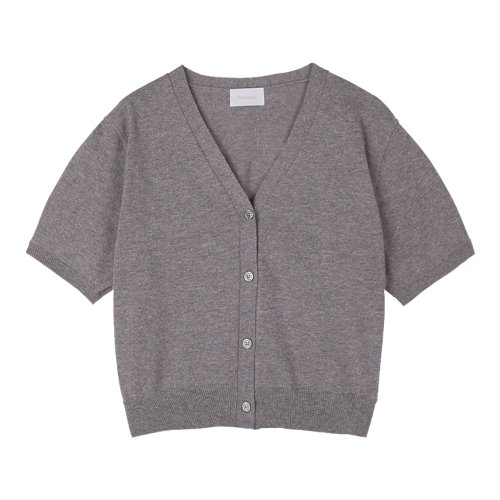 iuw988 linen knit cardigan (gray)