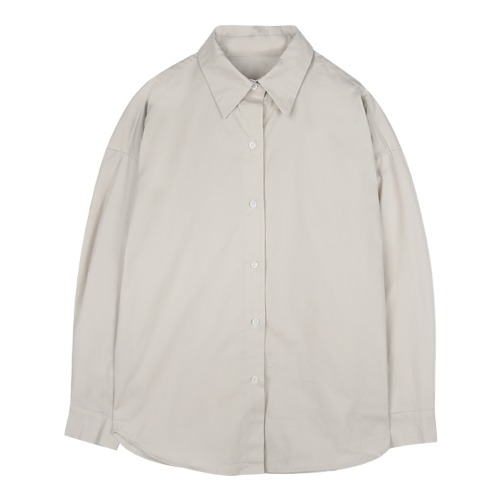 iuw1118 loosefit standard shirts (light beige)