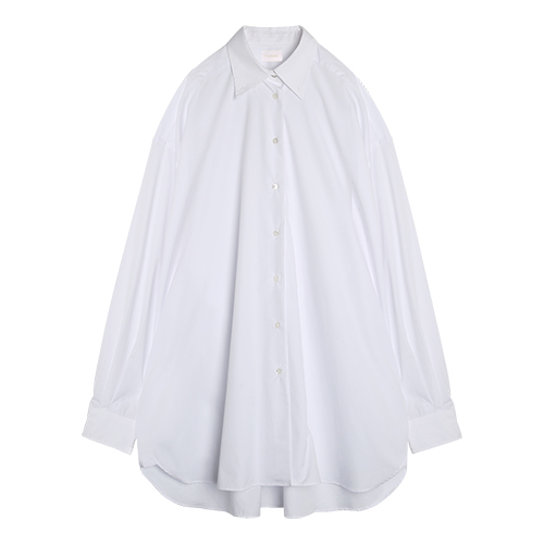 iuw0020 wide shirts dress (white)