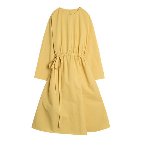 iuw0025 cotton dress (yellow)