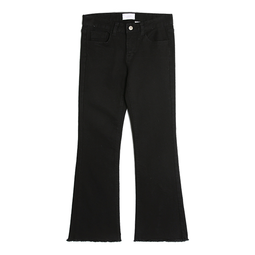 iuw0028 flared jeans (black)