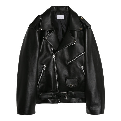 (양가죽)iuw0038 oversized leather jacket