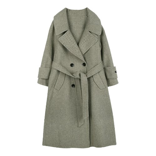 iuw243 handmade double coat (khaki)
