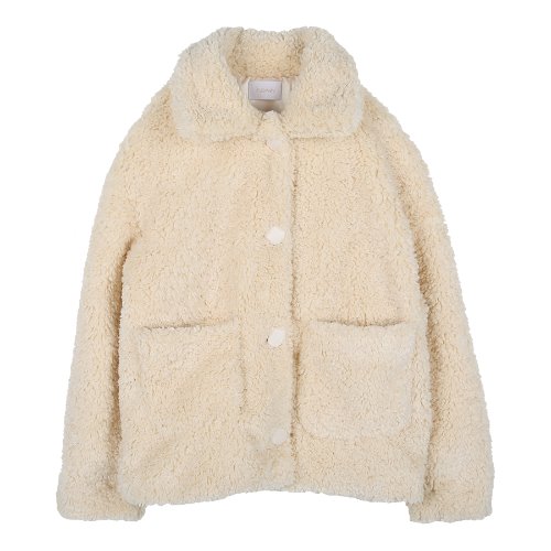 iuw245 fleece jacket (ivory)