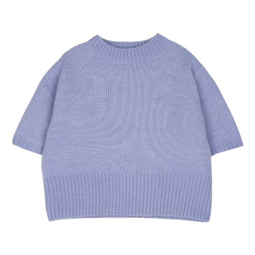 iuw270 short-sleeve knit (purple)