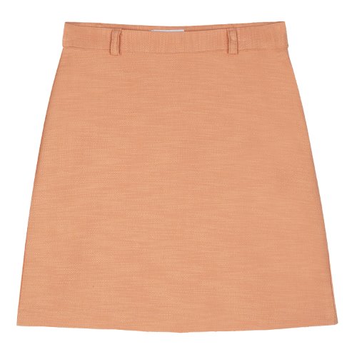 iuw366 Belt mini skirt (orange)