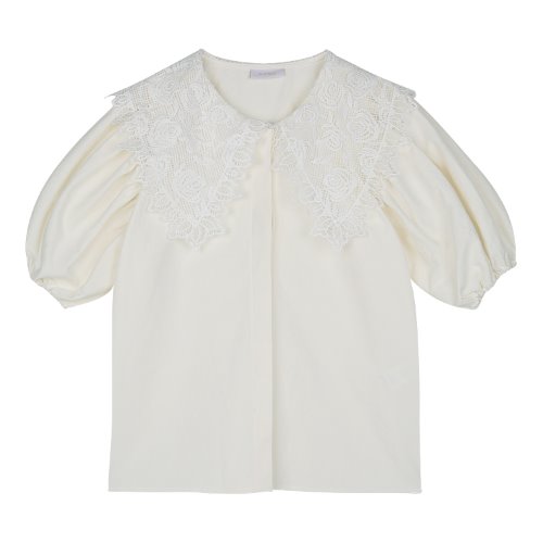 iuw399 Laced blouse (white)