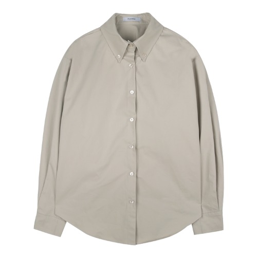iuw1216 overfit cotton shirts (beige)