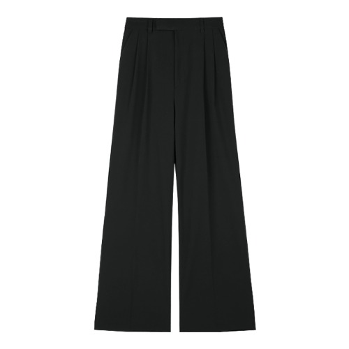 iuw1238 standard long slacks (black)